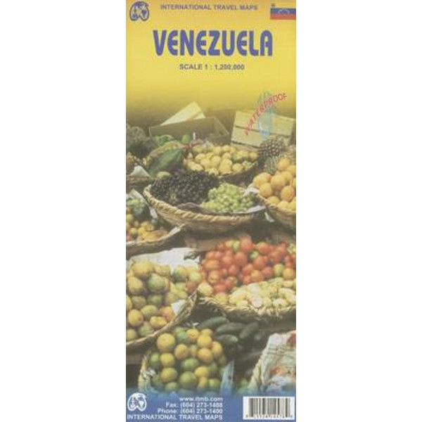 Venezuela 1 : 1 200 000 - Straßenkarte