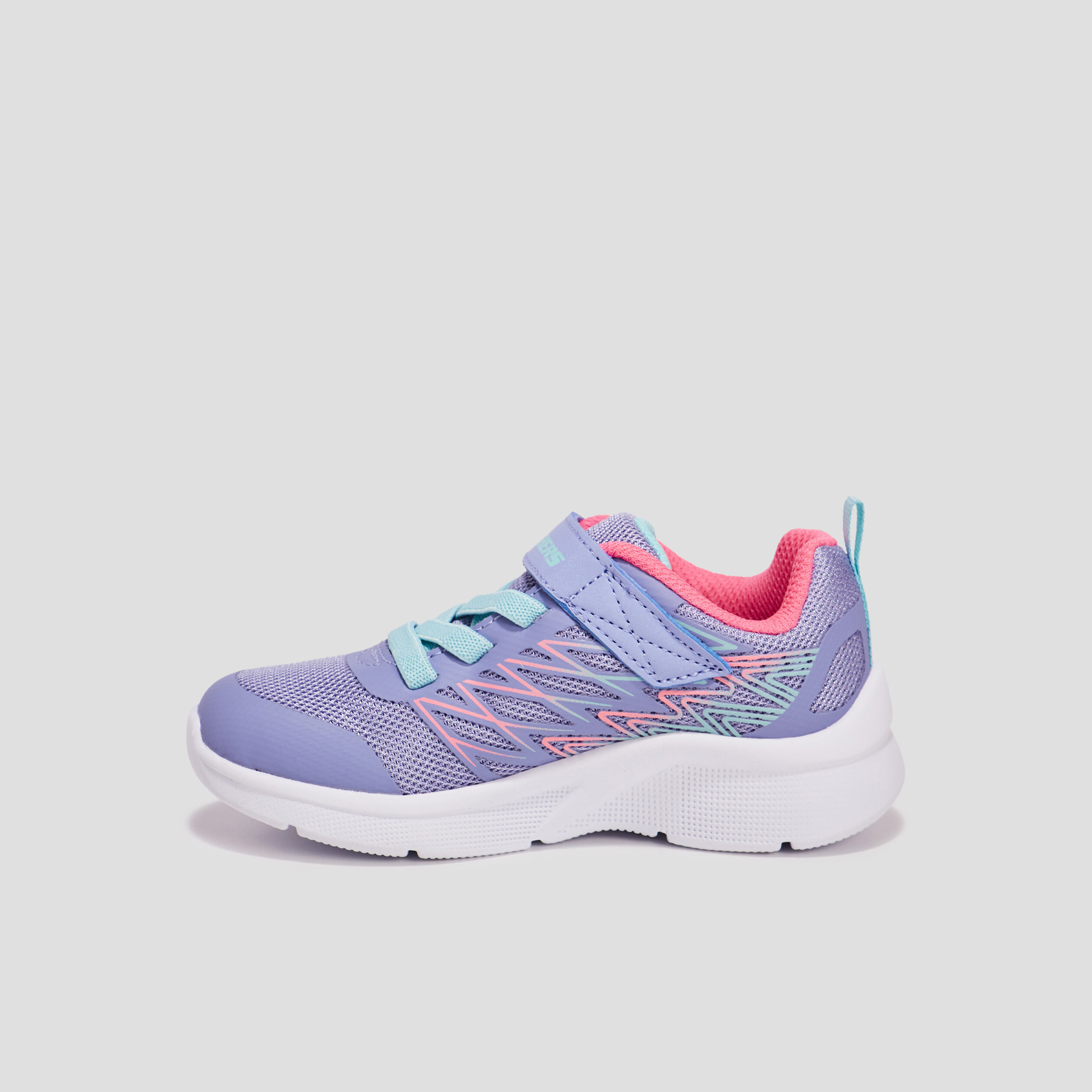 Baskets running Skechers Blod Delight bleu lavande fille | La Halle