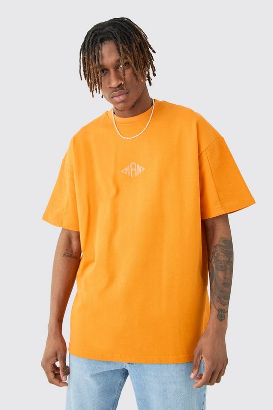 Tall Oversize T-Shirt mit Silikon-Print