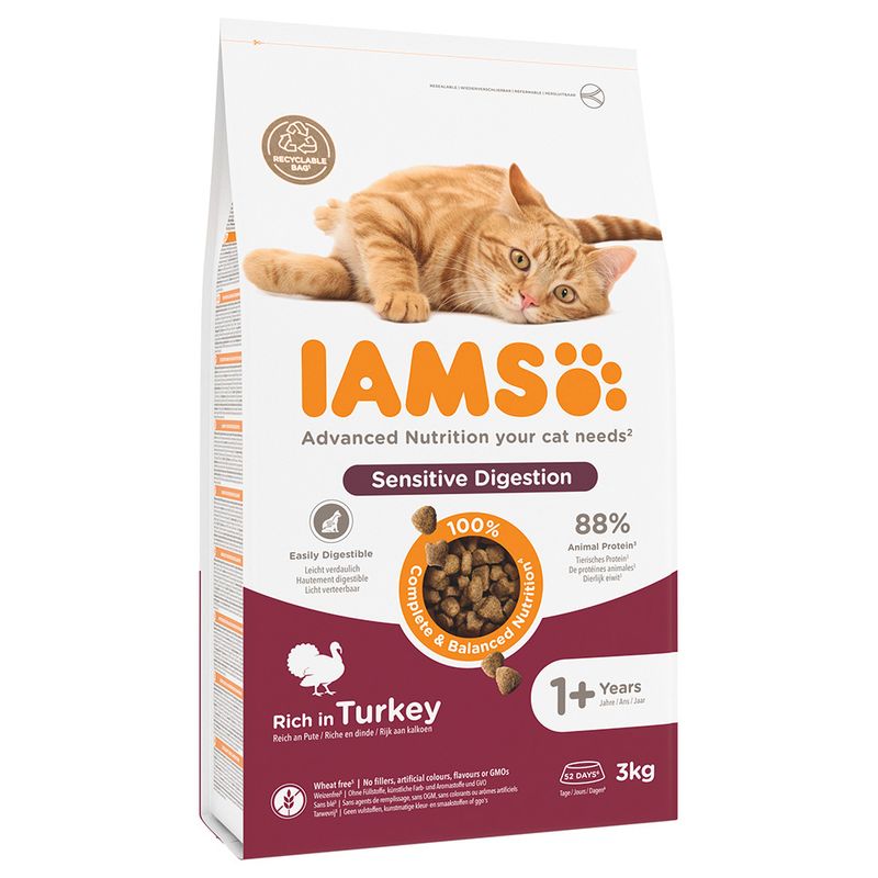 IAMS Advanced Nutrition Sensitive Digestion mit Pute | bitiba.de