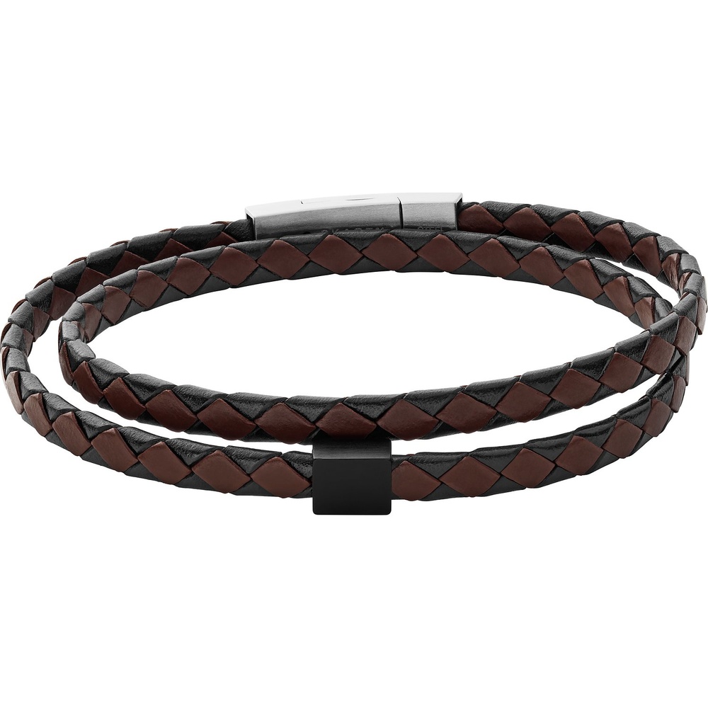 Skagen Bracelet Cuir, Acier inoxydable Bracelet
