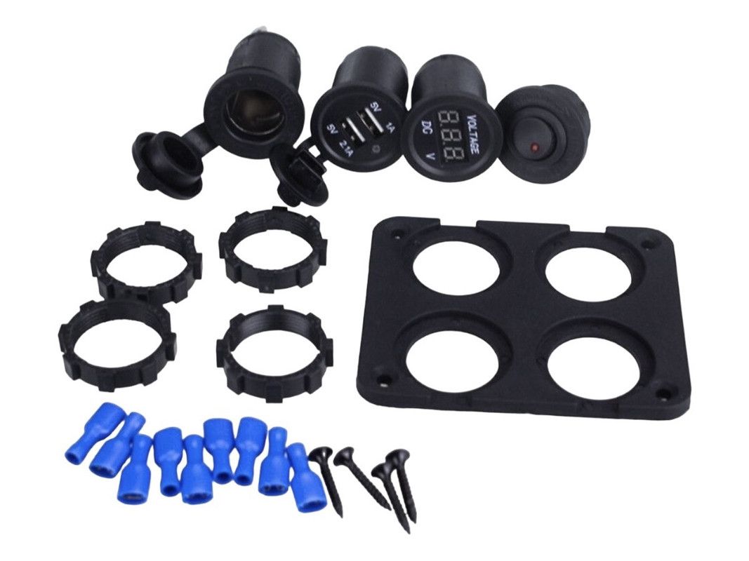 Car Systems 12 Volt 4 Module Einbaukit