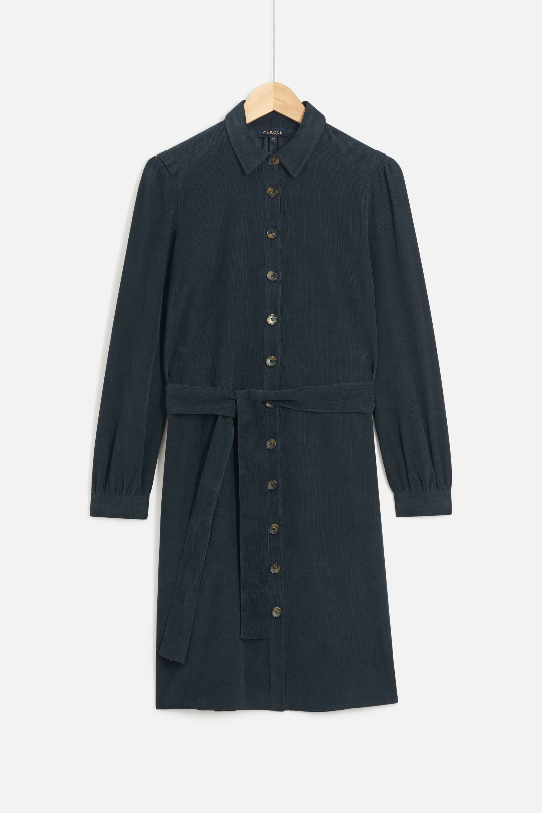 robe rio velours bleu marine femme
