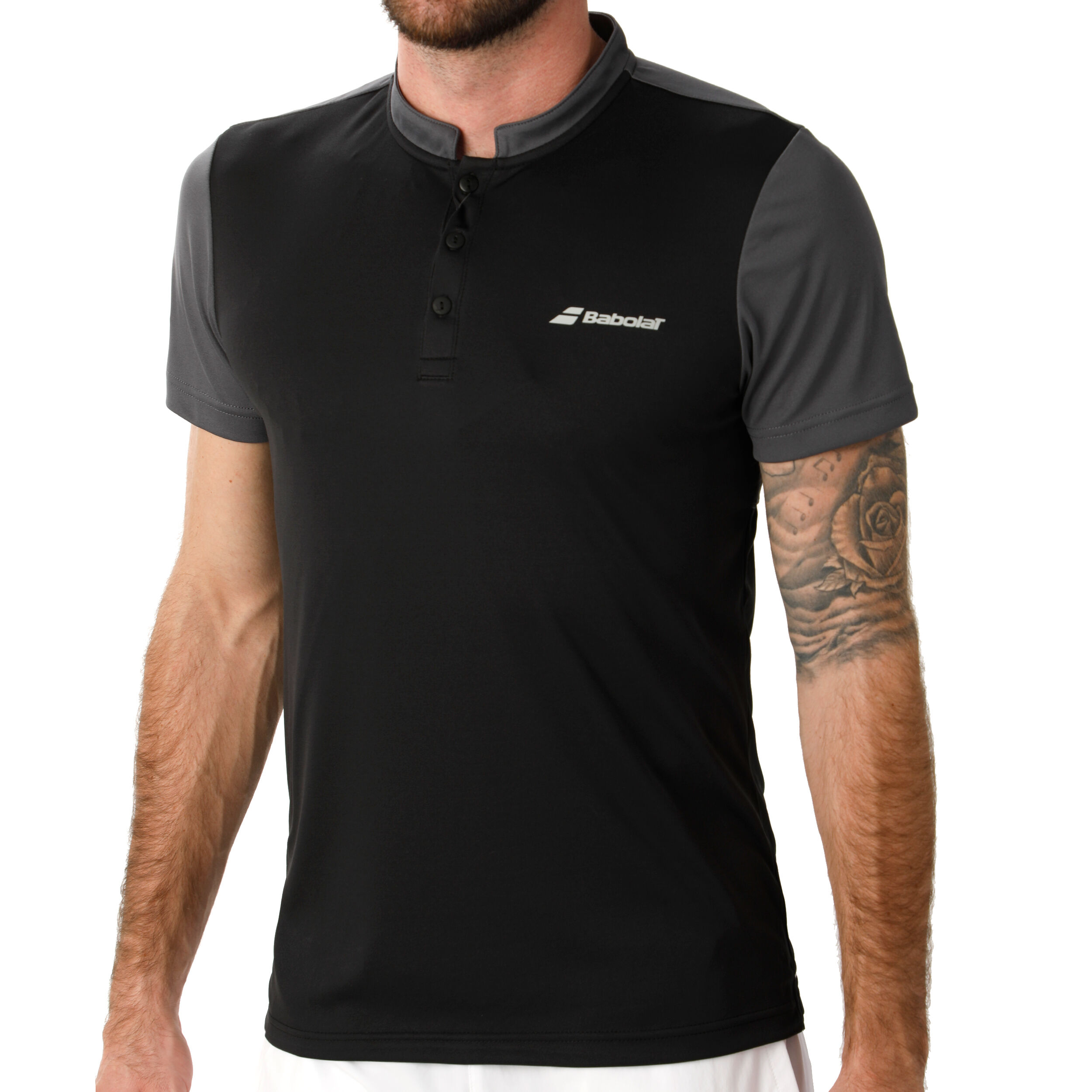 Play Polo Herren - Schwarz, Grau