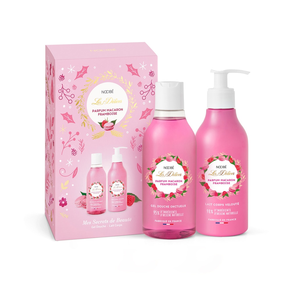 Nocibé Les Délices - Mes Secrets de Beauté Coffret bain Macaron Framboise