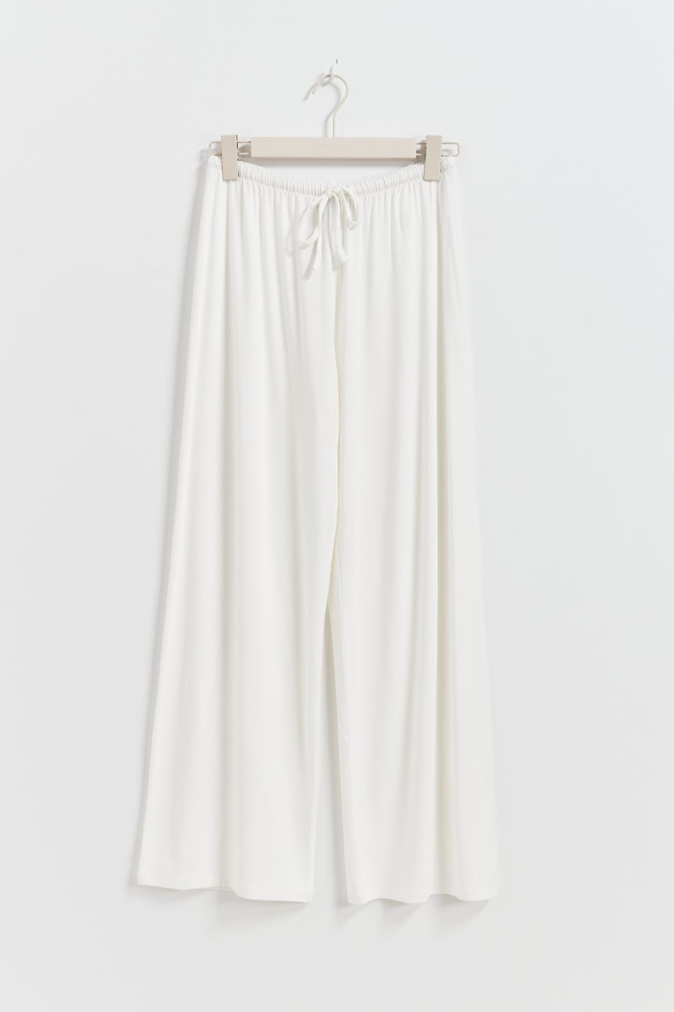 Drawstring wide trousers