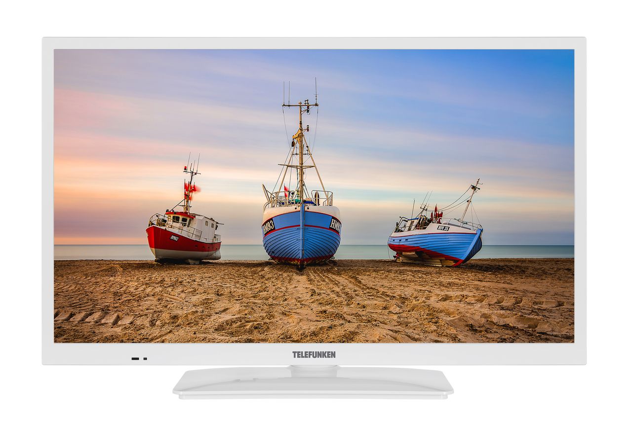 Telefunken XH24N550M-W 24 Zoll Fernseher (HD Ready, Triple-Tuner) weiß [2023]
