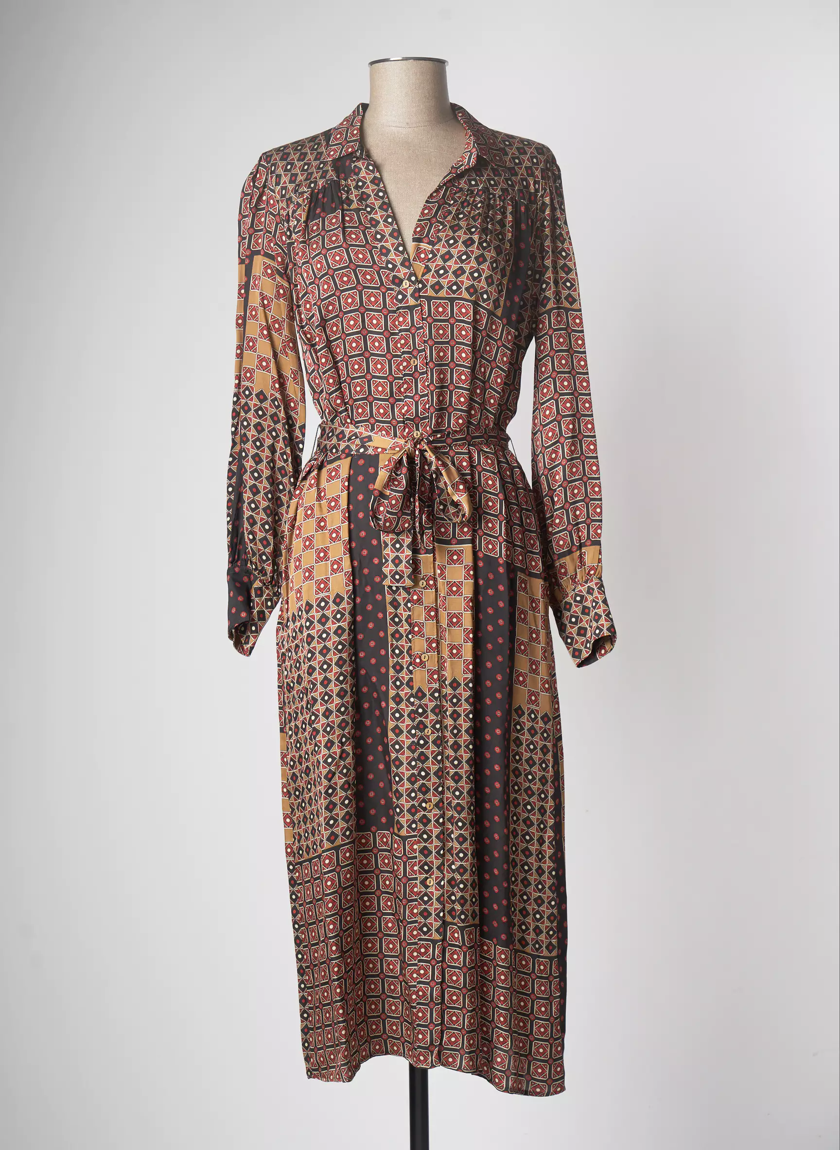 Diega Robes Longues Femme couleur marron