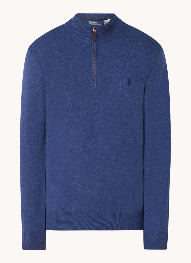 Ralph Lauren Fine-knit wool pullover with half zip