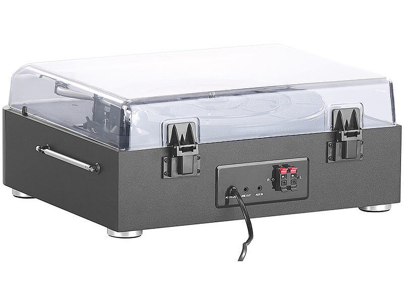 auvisio Musikanlage MHX-630 Plattenspieler/Digitalisierer Plattenspieler (Bluetooth, DLNA, WLAN, klassischen UKW-Empfang, Entferneung von Rauschen oder Knackser)