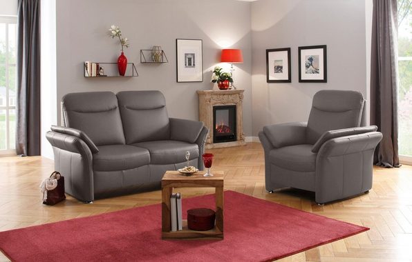 Home affaire 2-Sitzer Tahoma, mit Armteilverstellung, Federkern