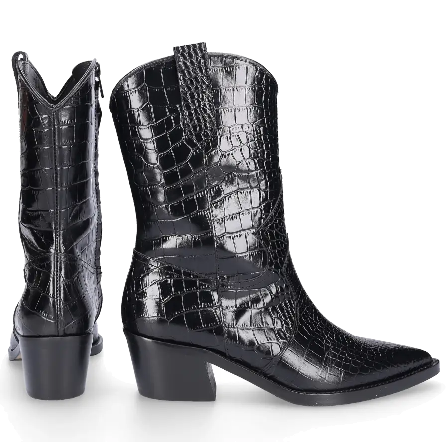 Via Roma 15 - Stiefeletten COCCO Kalbsleder - schwarz