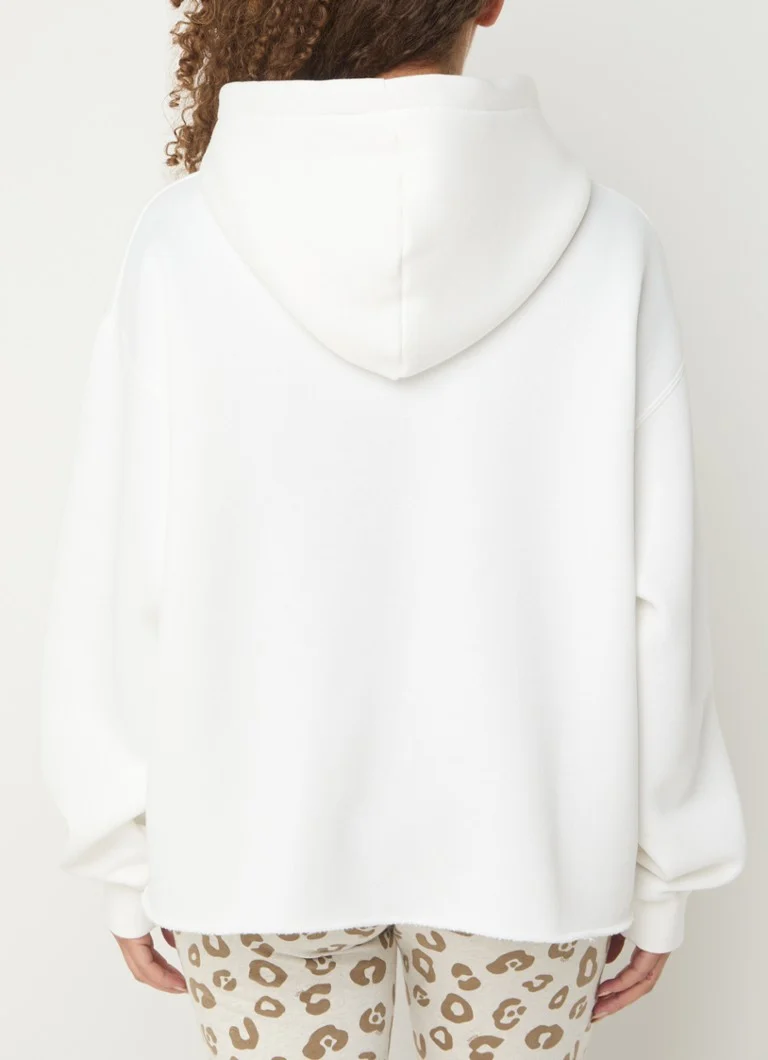 Felpa oversize 10DAYS con logo ricamato