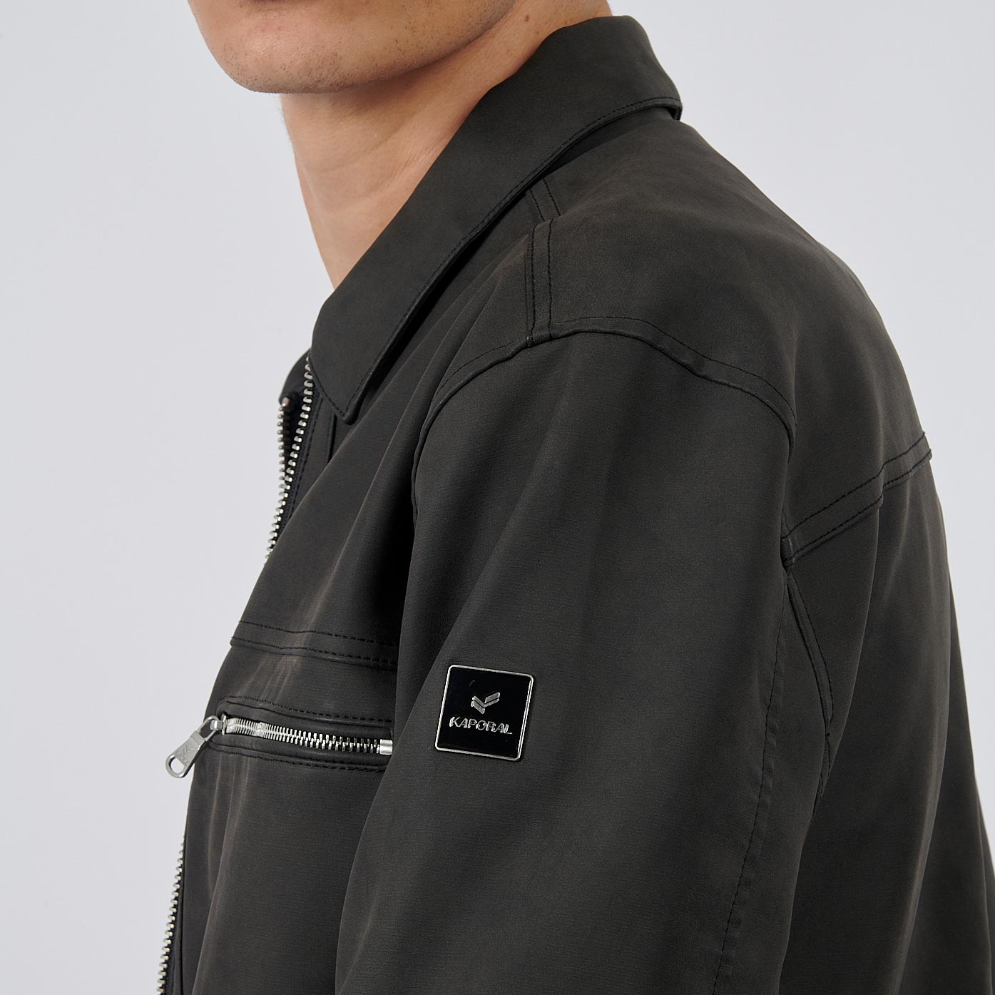 MAORI  Blouson noir homme