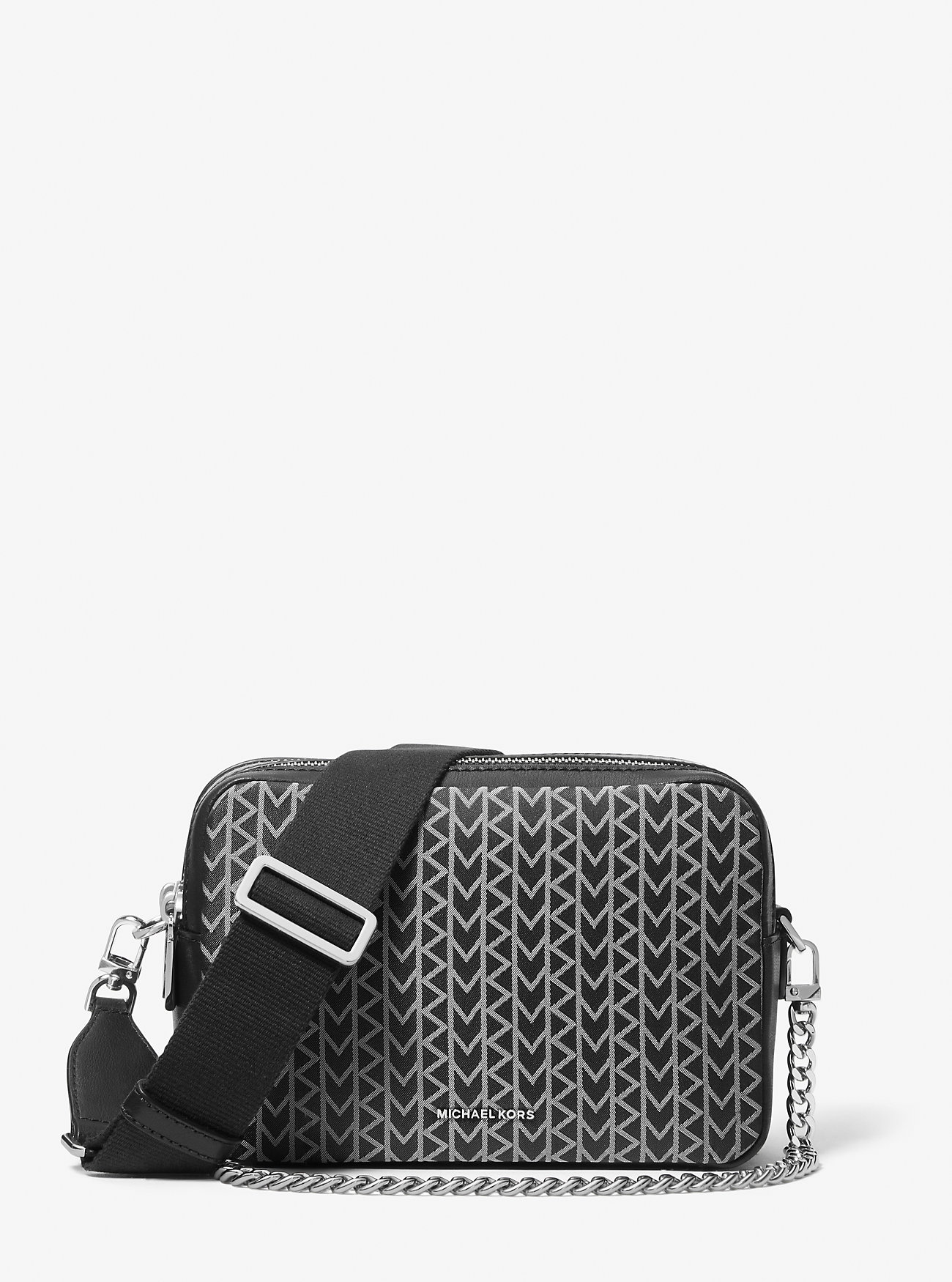 Bryant Medium MK2000 Logo Jacquard Kamera Skulderveske – SVART