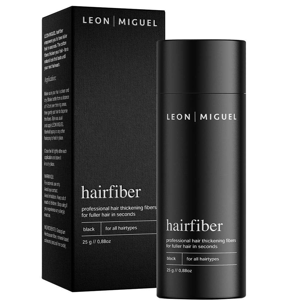Leon Miguel Hair Fiber schwarz 25 g