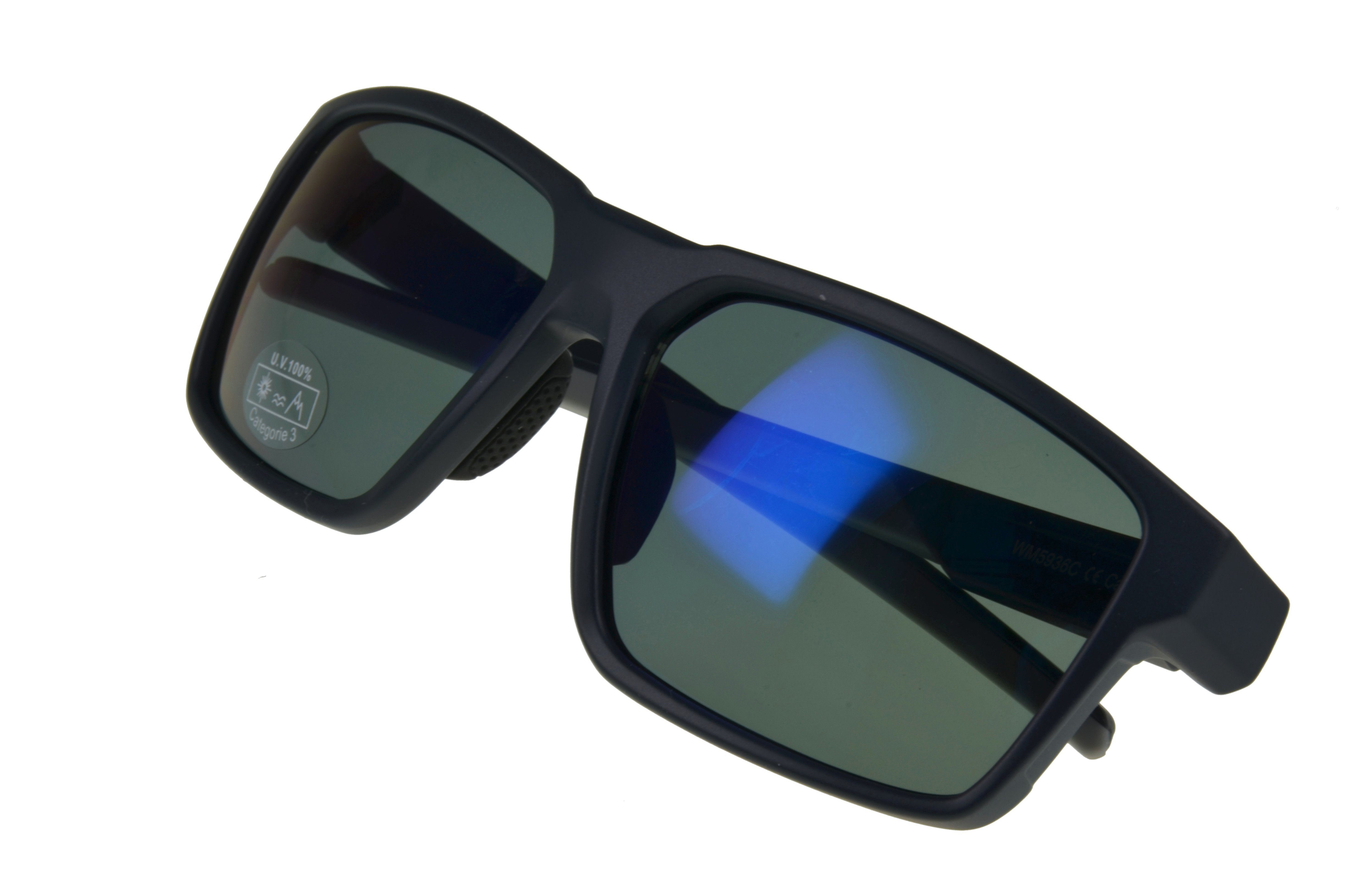 Gamswild Sonnenbrille WS5936 Sportbrille Skibrille Fahrradbrille Damen Herren Unisex getönte Gläser schwarz, grau, braun