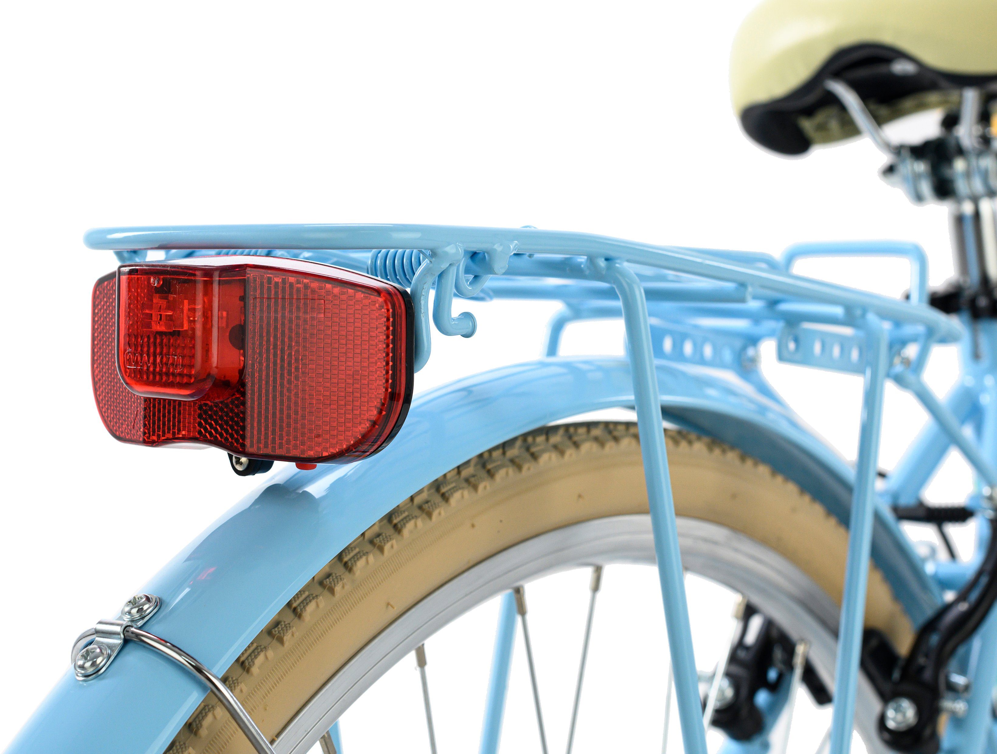 KS Cycling Cityrad Cantaloupe, 6 Gang Shimano Tourney Schaltwerk, Kettenschaltung