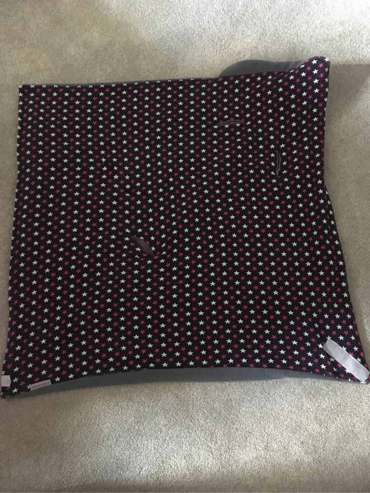 Hobea Sommer-Einschlagdecke in Grau/ Pink - (L)70 x (B)70 cm günstig kaufen 70x70 cm