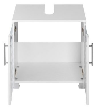 HELD MÖBEL Badmöbel-Set Jaca, (4-St), Badmöbel-Set mit hochglanz Fronten