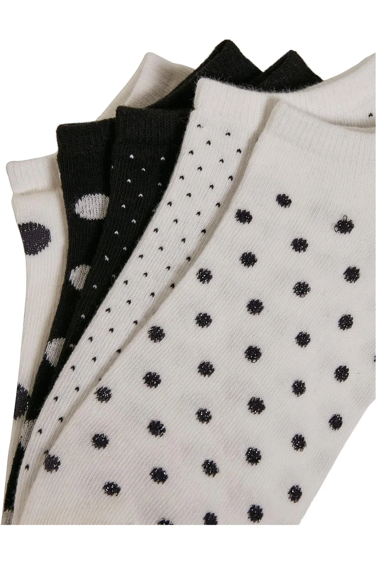 Urban Classics  Socken - Weiß - Pünktchen