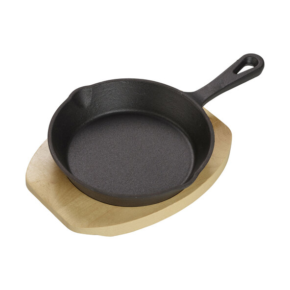 Servierpfanne aus Gusseisen, 4er Set