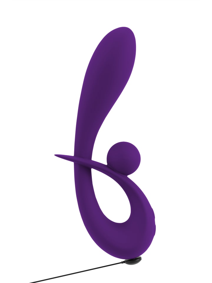 Sweet Smile Rabbitvibrator Clit Ball Vibrator in lila günstig kaufen 20 cm