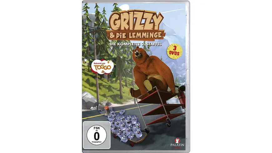 Grizzy & Die Lemminge - Die komplette Staffel 2 (78 Episoden)   [3 DVDs]