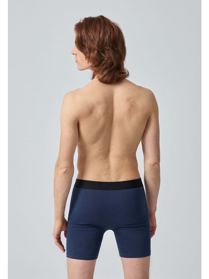 SNOCKS Lange Boxershorts 6 Stück in Mix (Rot/Olive/Blau) günstig kaufen
