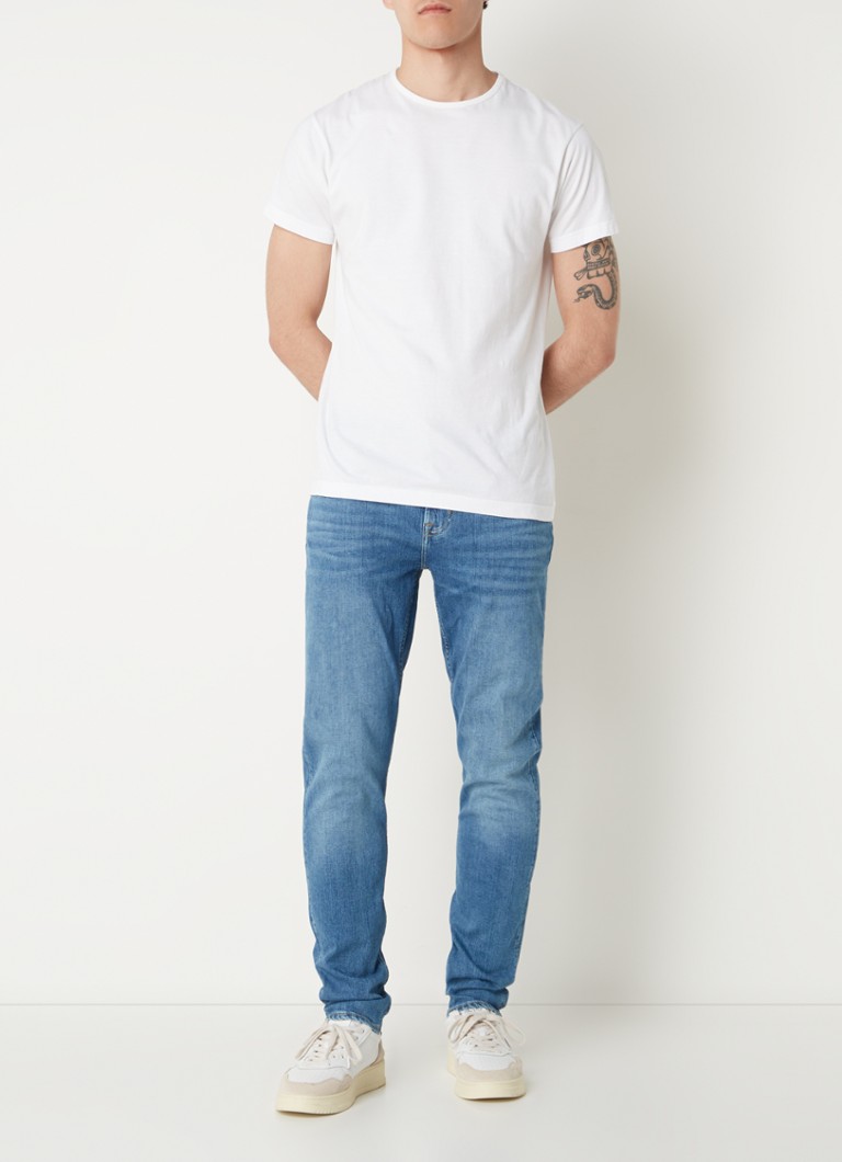 Jeansy 7 For All Mankind o dopasowanym kroju, średnie pranie, z kieszeniami bocznymi