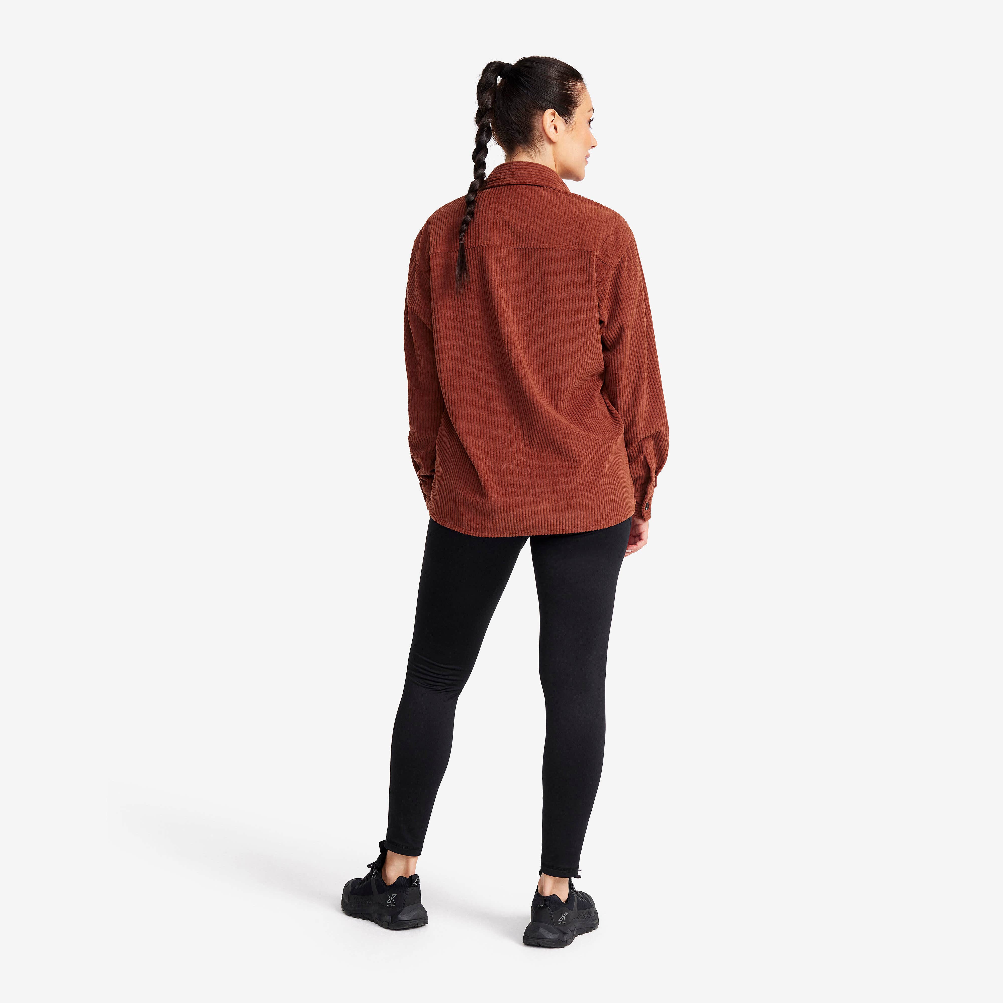 Cord Shirt Femme Smoked Paprika