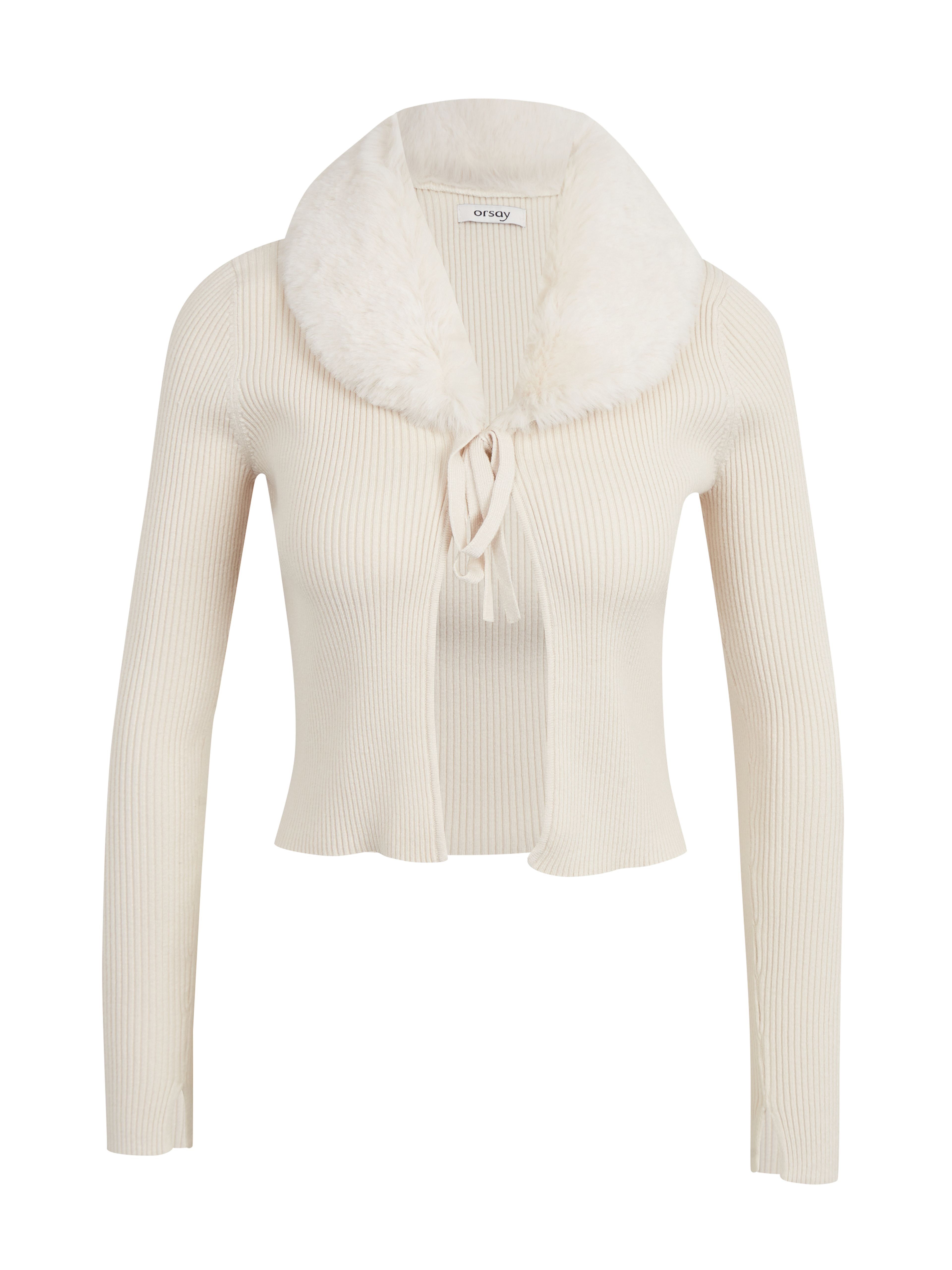Hellgraue Damen Strickjacke ORSAY