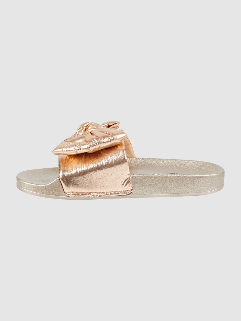 Slides in Metallic-Optik in gold