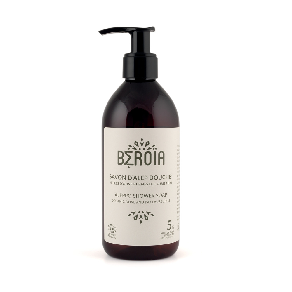 beroia Savon d'Alep douche 5% HBL 300ml Savon liquide