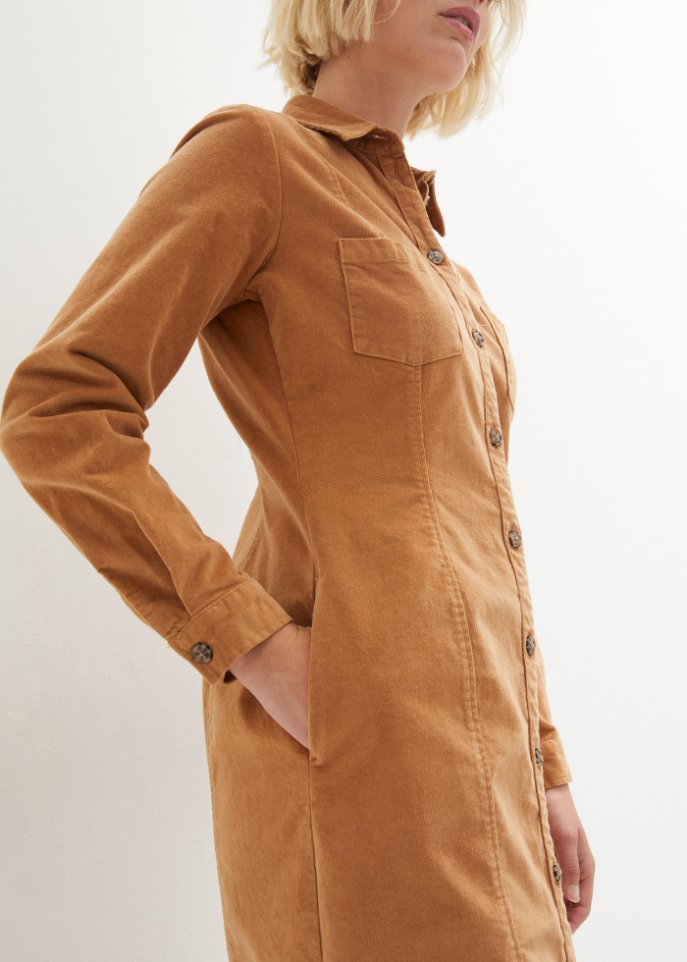 Cord-Stretch-Kleid