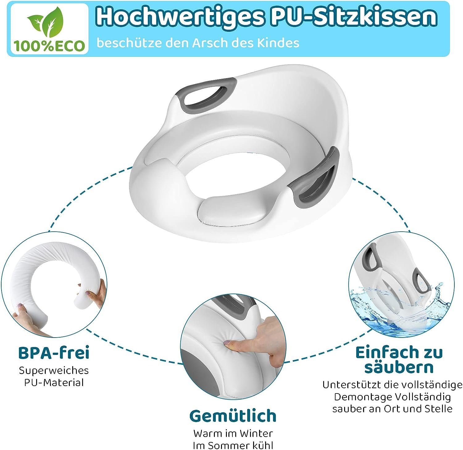 TLGREEN Baby-Toilettensitz Kinder Toilettensitz Premium Kinder WC Sitz Töpfchen