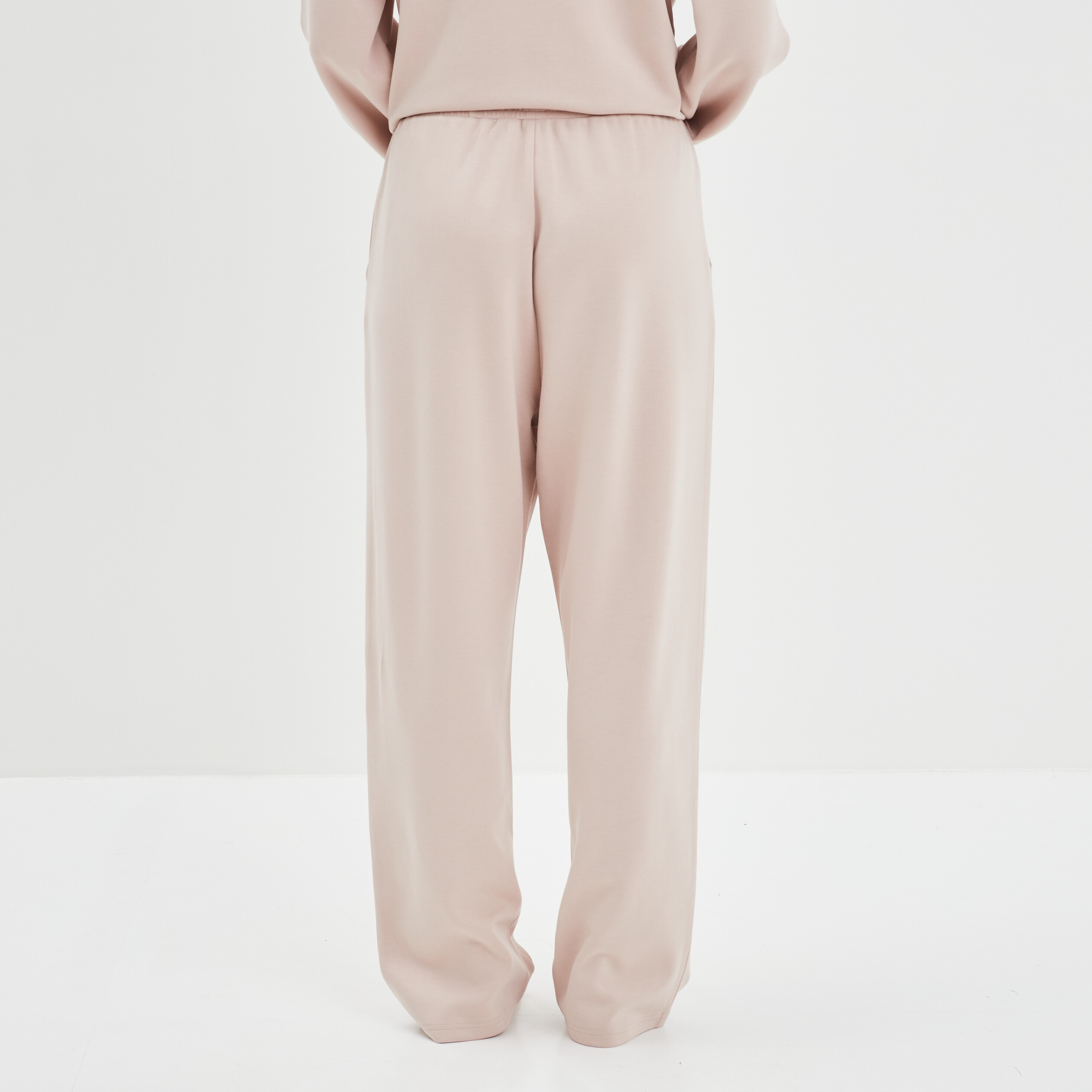 Bas de pyjama pantalon taille élastiquée taupe femme | La Halle