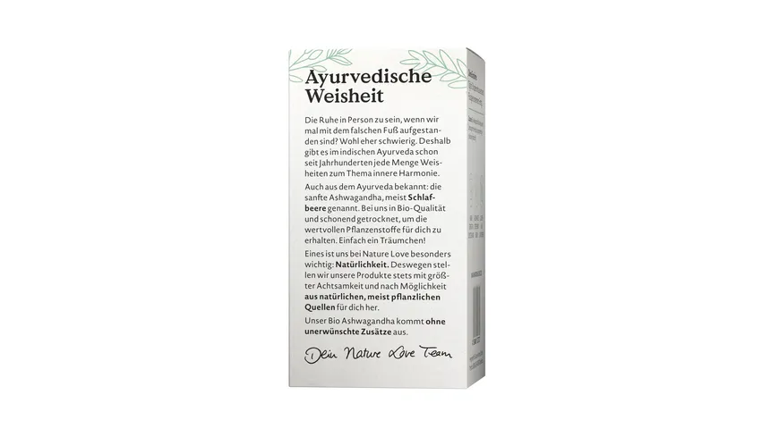 NATURE LOVE Bio Ashwagandha 103 g