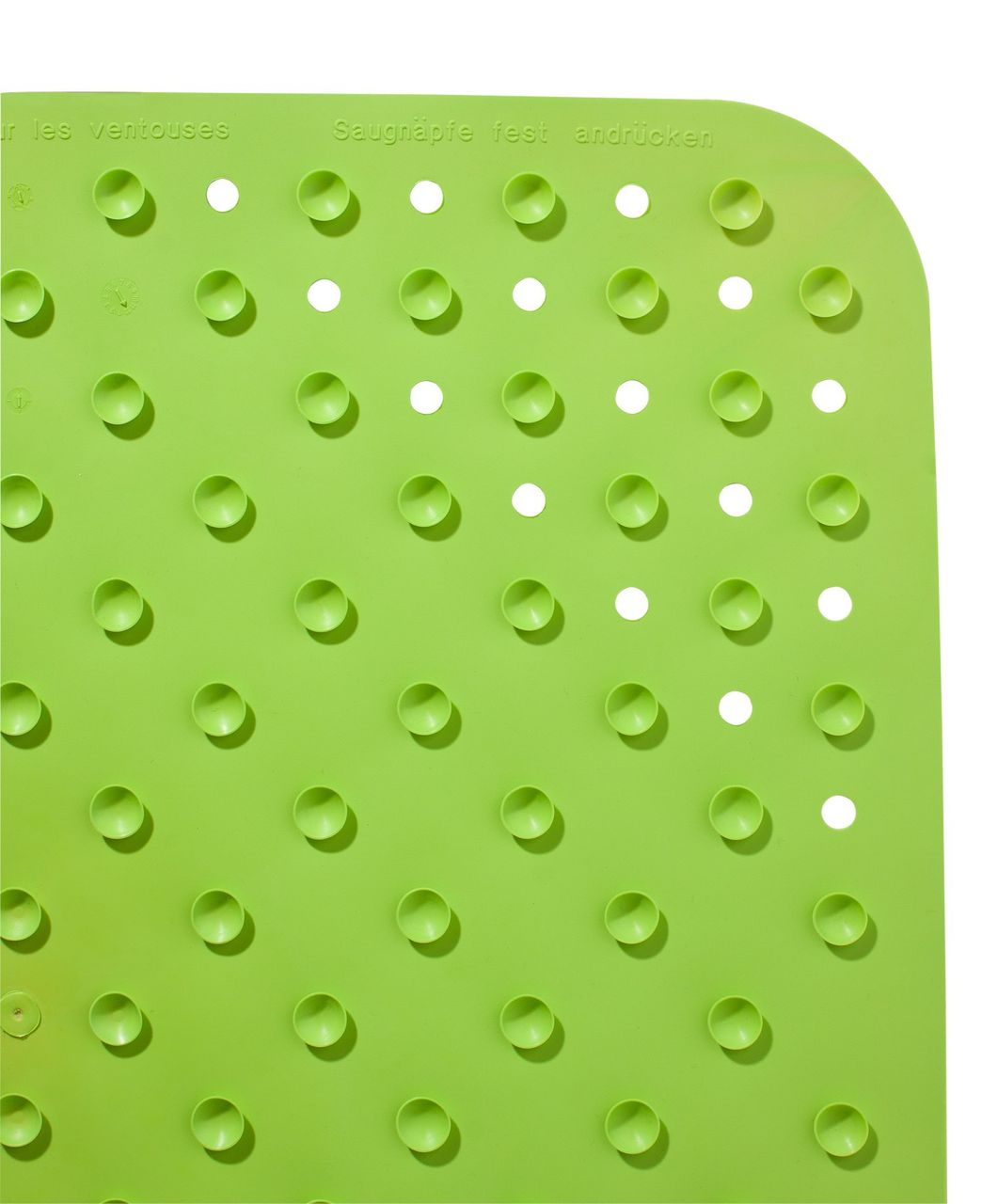 Ridder Duscheinlage Plattfuß ca. 54x54 cm, hellgrün, 100% TPE