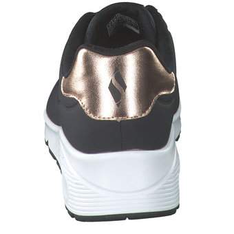 Skechers Uno Shimmer Away Sneaker in schwarz
