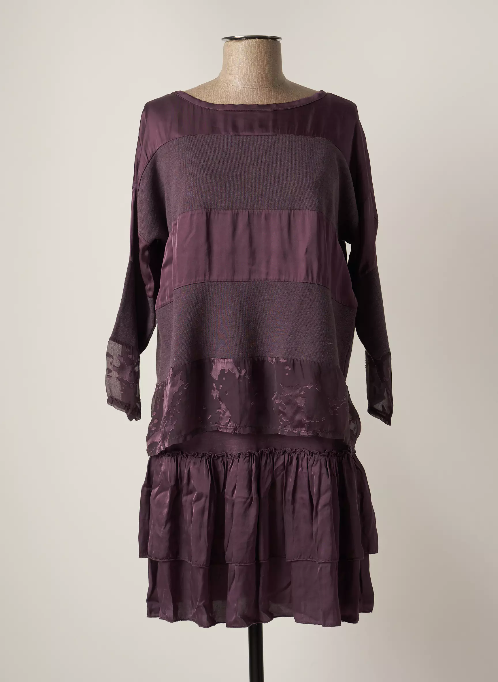 Poussiere D Etoile Robes Mi Longues Femme couleur violet