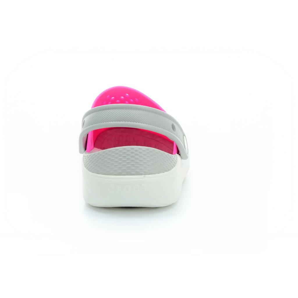 Crocs LiteRide Clog Electric Pink / White Pantoffeln