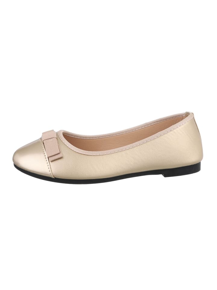 Ital-Design Ballerina in Gold günstig kaufen
