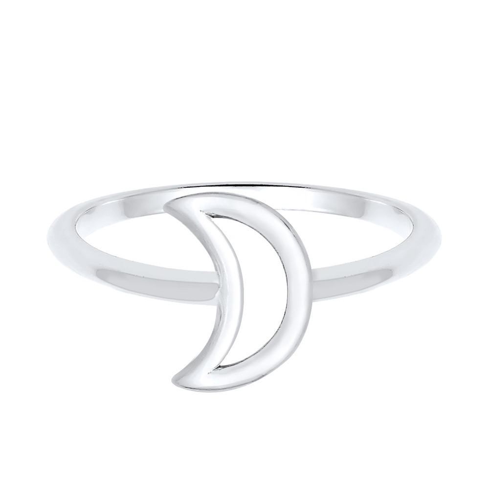 Elli Elli Bague Découpe Demi Lune Astro Bague Femme - (925/1000) Argent Bague