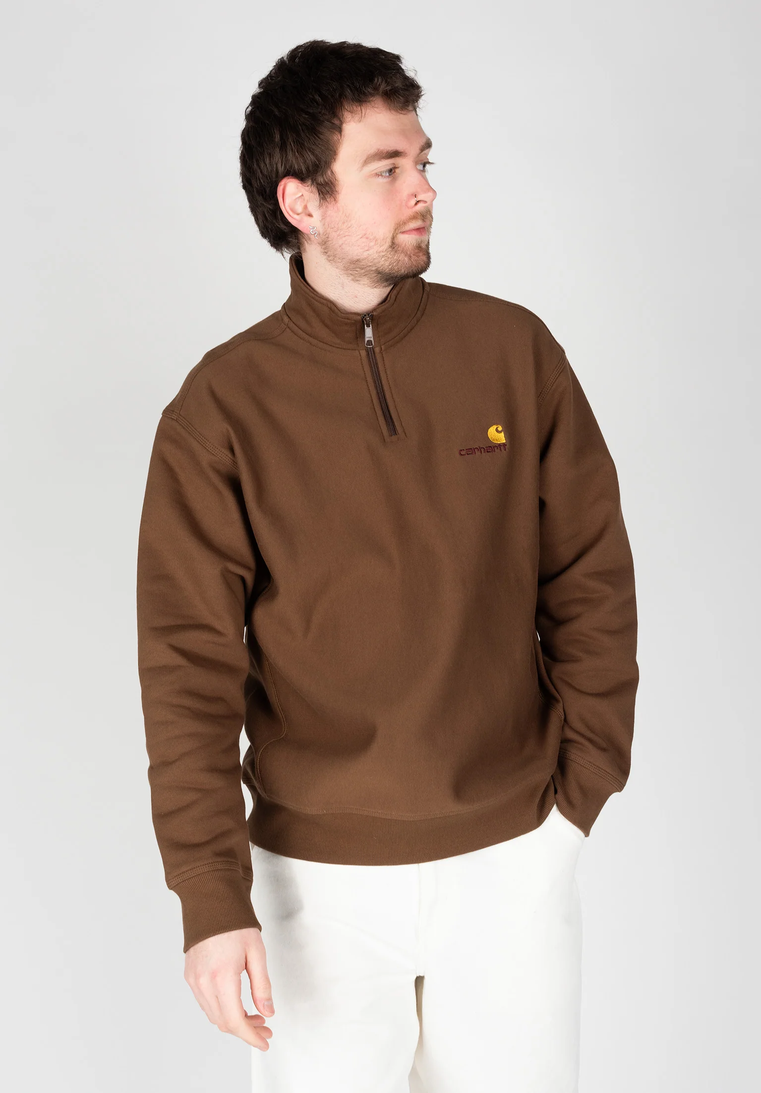 Half Zip American Script
