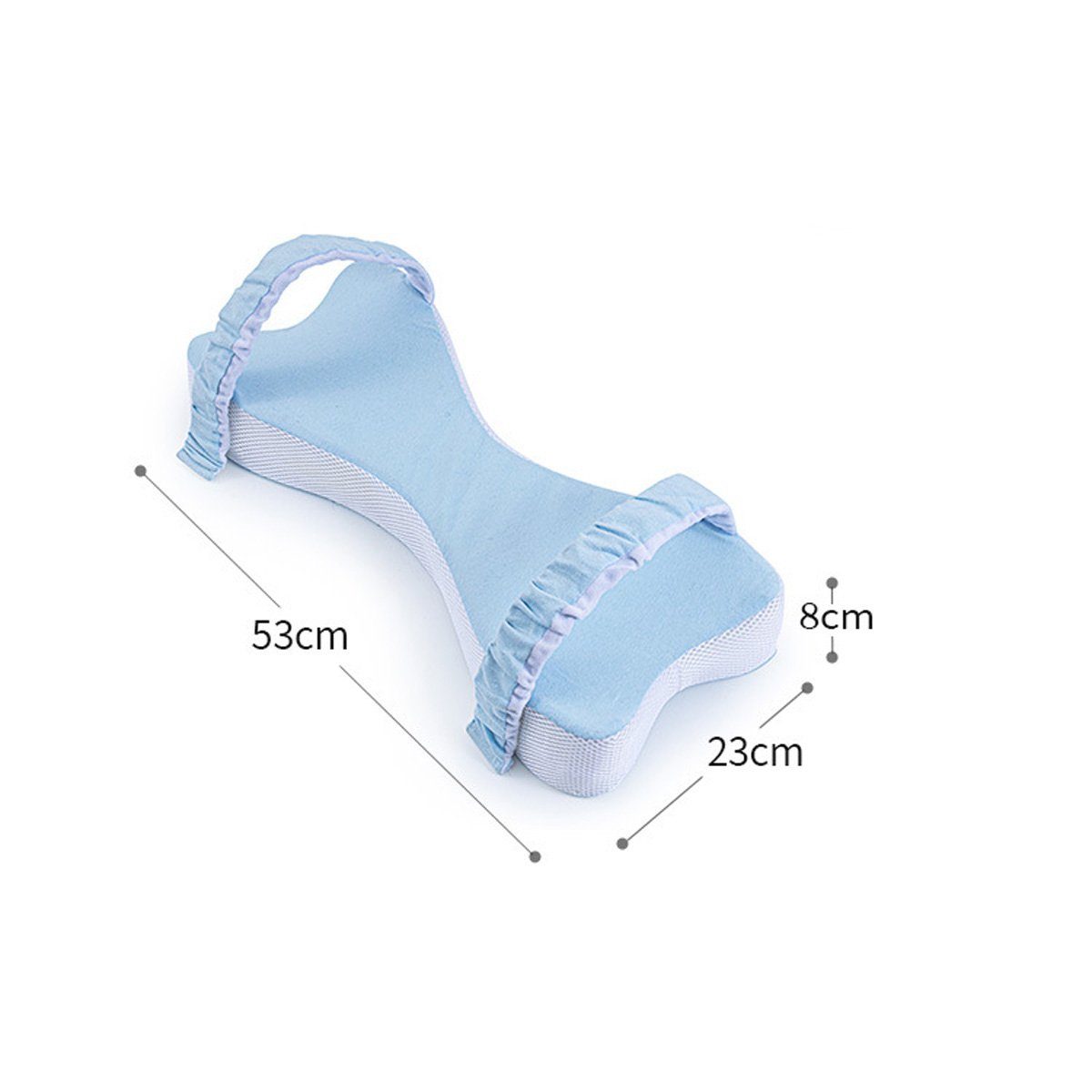 götäzer Kniekissen Beine aus Memory-Schaum 53×23×8cm, Multifunktionales Kniekissen mit doppeltem Verwendungszweck