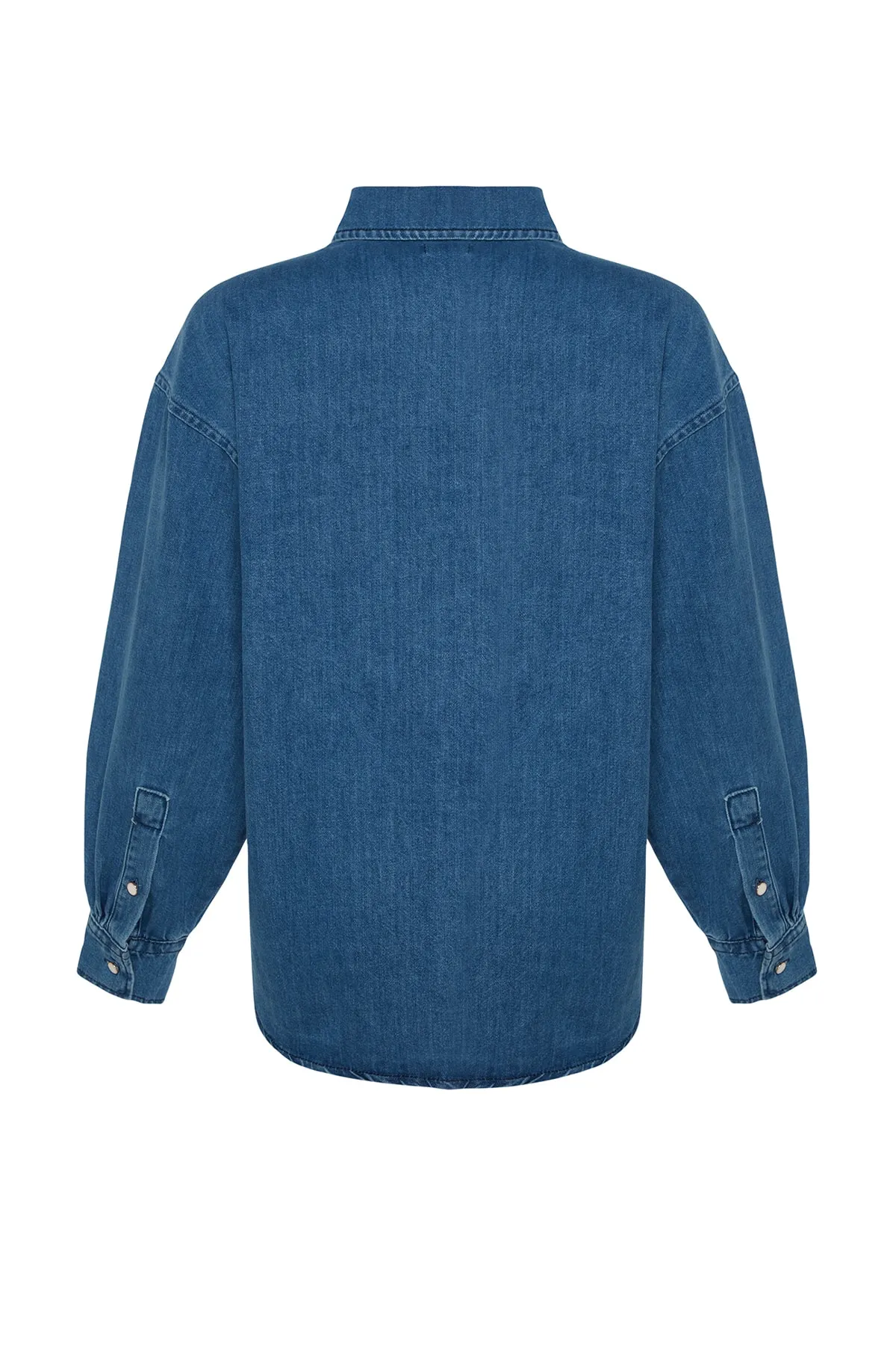 Trendyol Collection  Hemd - Dunkelblau - Oversized
