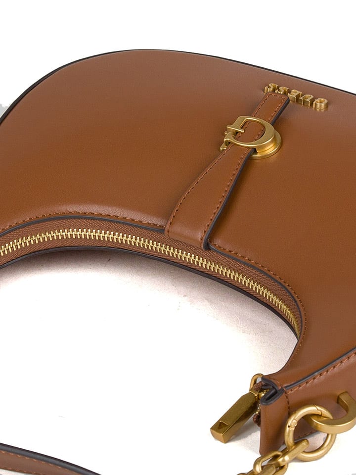 Guess Schultertasche in Hellbraun - (B)34 x (H)23 x (T)12 cm günstig kaufen onesize