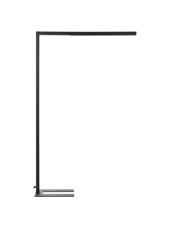 Beliani Stehleuchten MENSA in Schwarz - (W) 121 x (H) 194 x (L) 30 cm günstig kaufen onesize