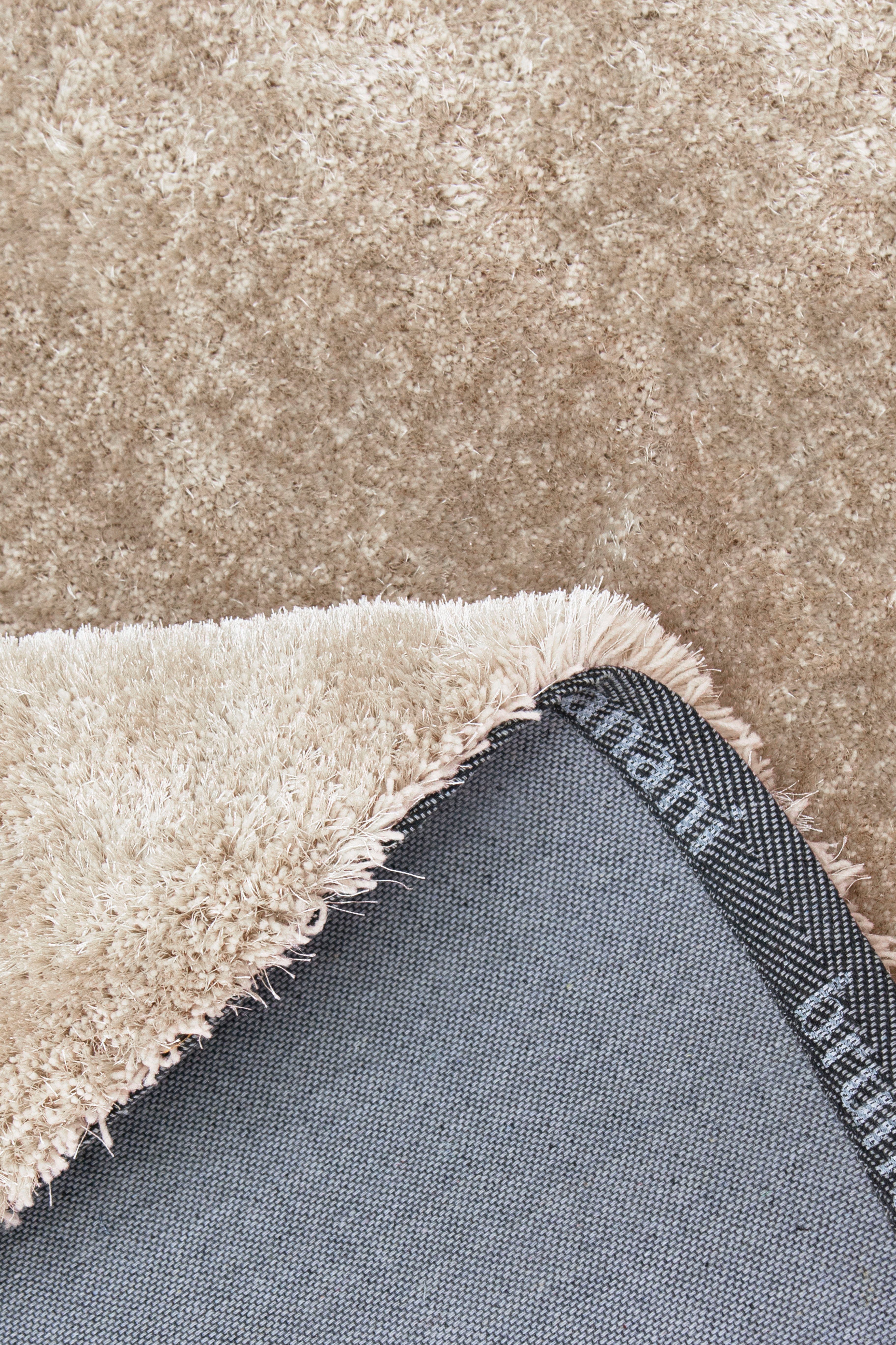 Hochflor-Teppich Dana Teppich, Bruno Banani, rund, Höhe: 30 mm, unifarben, Mikrofaser Teppiche, Wohnzimmer, Schlafzimmer, Esszimmer